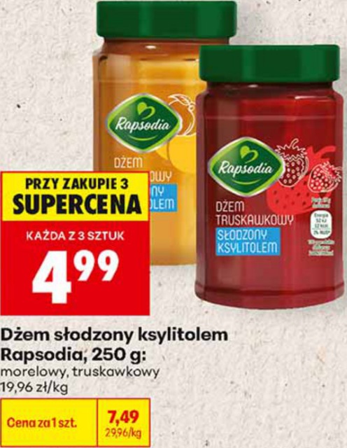 Dżem słodzony ksylitolem