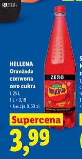 oranżada czerwona zero cukru
