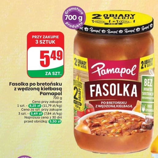 Fasolka po bretońsku z wędzoną kiełbasą