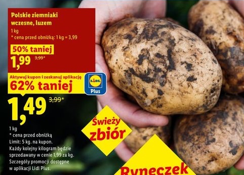 ziemniaki wczesne