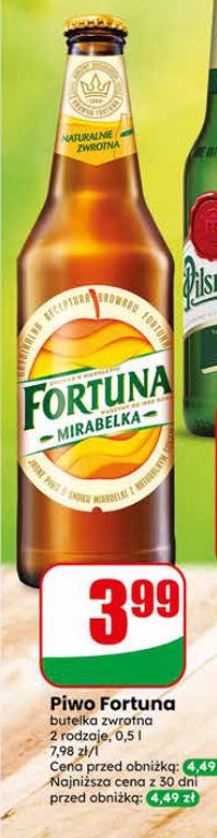 piwo Fortuna Mirabelka