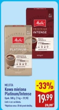 Kawa mielona Platinum/Intense