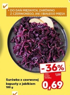 surówka z czerwonej kapusty z jabłkiem
