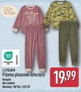 Piżama pluszowa dziecięca