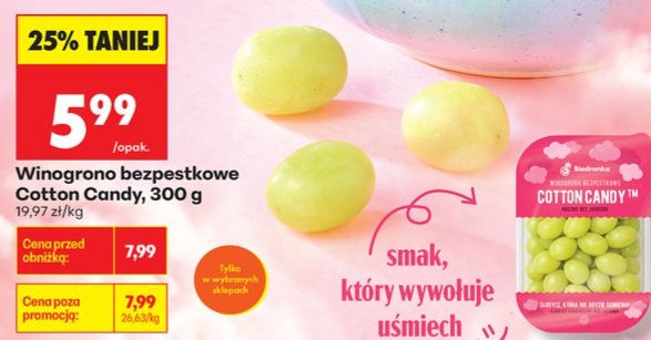 Winogrono bezpestkowe