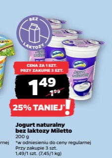 jogurt naturalny bez laktozy