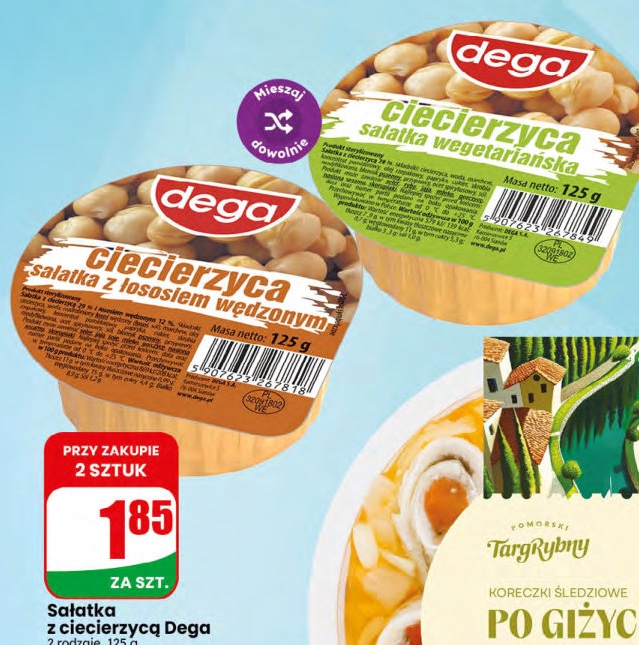 sałatka z ciecierzycą