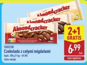 czekolada z całymi migdałami