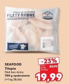 Tilapia filety bez skóry
