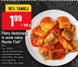 filety śledziowe w sosie salsa