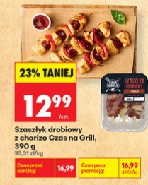 Szaszłyki drobiowe z chorizo