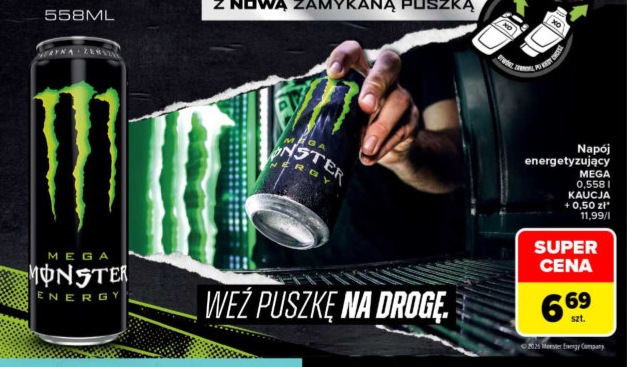 Napój energetyzujący MEGA