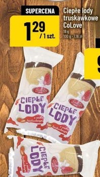 ciepłe lody truskawkowe