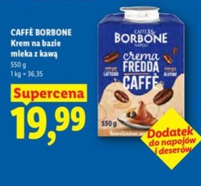 krem na bazie mleka z kawą