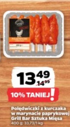 Polędwiczki z kurczaka w marynacie paprykowej na patyku