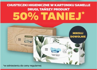Chusteczki higieniczne w kartoniku
