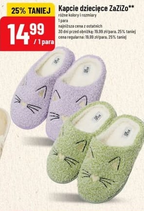 Kapcie dziecięce