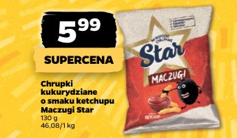 Chrupki kukurydziane o smaku ketchupu Maczugi