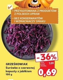surówka z czerwonej kapusty z jabłkiem