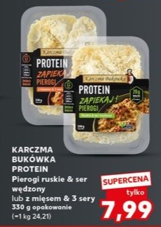 Pierogi protein ruskie i ser wędzony