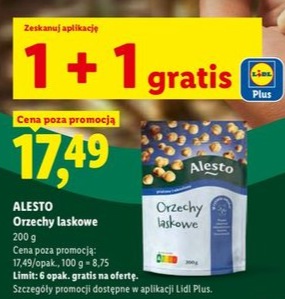 Orzechy laskowe prażone