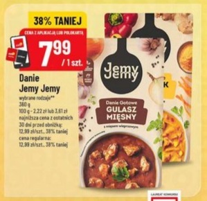 Danie gotowe gulasz mięsny