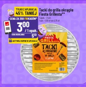 Tacki do grilla okrągłe