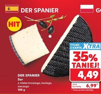 ser półtwardy dojrzewający z mleka krowiego, owczego, koziego