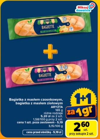 Bagietka z masłem