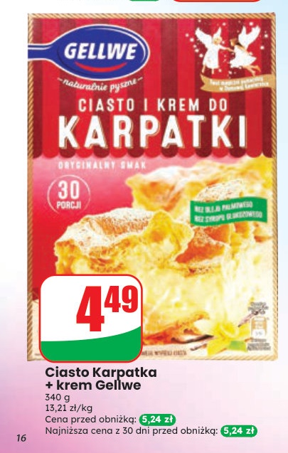 Ciasto karpatka + krem