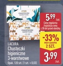 chusteczki higieniczne 3-warstwowe
