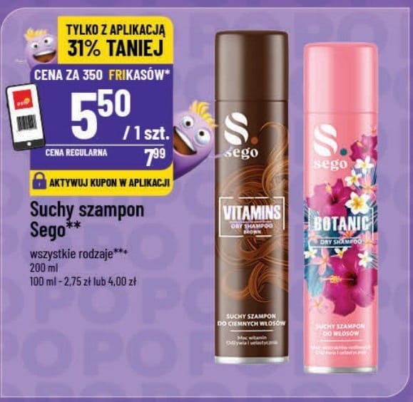 Suchy szampon Sego