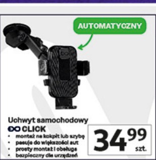 Uchwyt samochodowy click