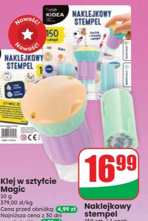 Naklejkowy stempel