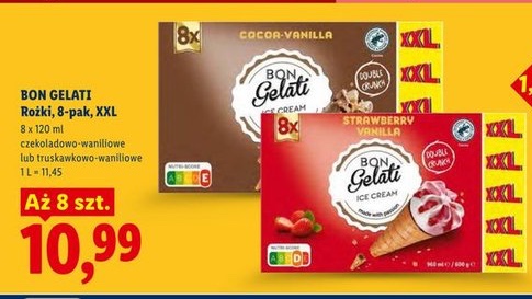 rożki lodowe XXL