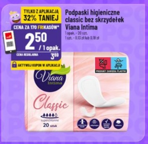 podpaski higieniczne classic bez skrzydełek