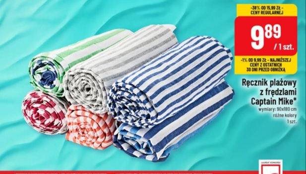 Ręcznik plażowy z frędzlami