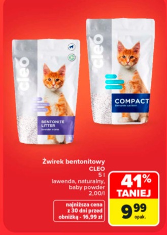 Żwirek bentonitowy