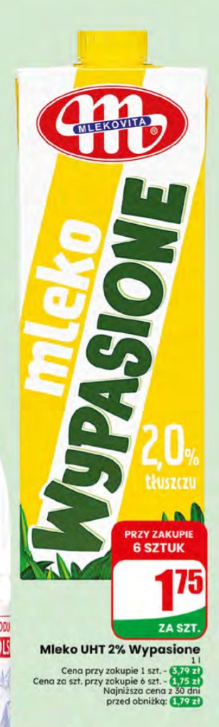 mleko UHT 2% wypasione