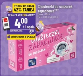Chusteczki do suszarek zapachowe