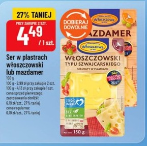 Ser w plastrach włoszczowski lub mazdamer