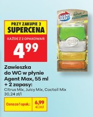 Zawieszka do WC w płynie
