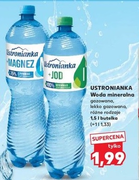 woda mineralna gazowana lekko gazowana
