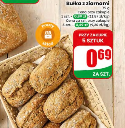 bułka z ziarnami