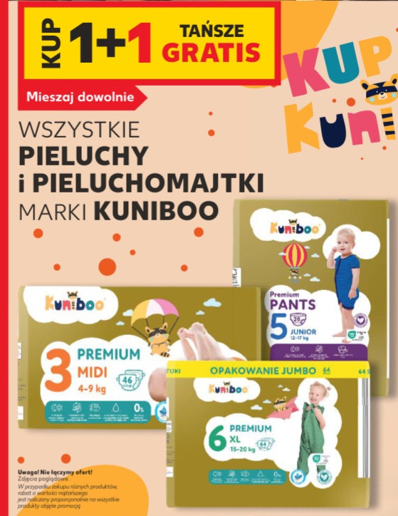 Wszystkie pieluchy i pieluchomajtki