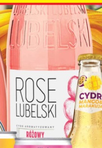 Cydr aromatyzowany różowy