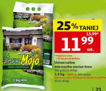 Mieszanka nasion traw uniwersalna
