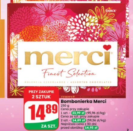 Bombonierka Merci
