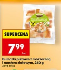 bułeczki pizzowe z mozzarellą i masłem ziołowym
