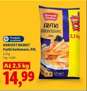 Frytki karbowane, XXL